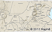 Shaded Relief 3D Map of Mlumbe