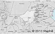 Silver Style 3D Map of Mlumbe