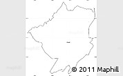 Blank Simple Map of Mlumbe, cropped outside