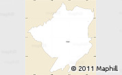 Classic Style Simple Map of Mlumbe, single color outside