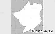 Gray Simple Map of Mlumbe