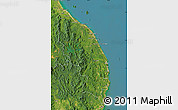 Satellite Map of Terengganu