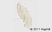 Shaded Relief Map of Terengganu, cropped outside