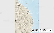 Shaded Relief Map of Terengganu