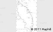 Blank Simple Map of Terengganu