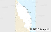 Classic Style Simple Map of Terengganu