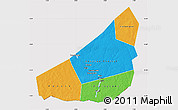 Political Map of Ansongo, cropped outside