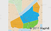 Political Map of Ansongo, lighten
