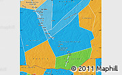 Political Map of Ansongo, political shades outside