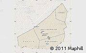 Shaded Relief Map of Ansongo, lighten
