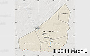 Shaded Relief Map of Ansongo, lighten, semi-desaturated