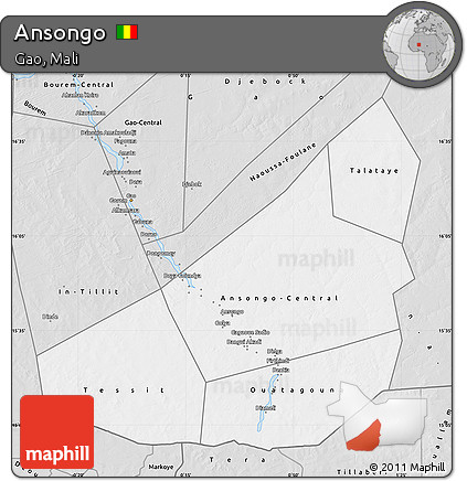 Silver Style Map of Ansongo
