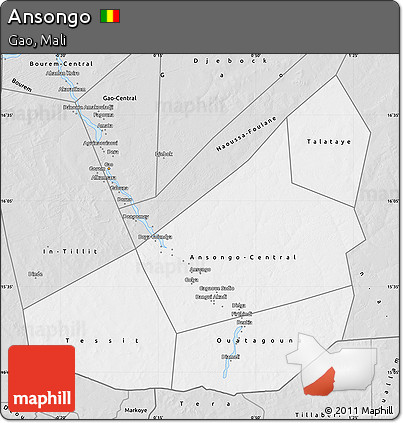 Silver Style Map of Ansongo