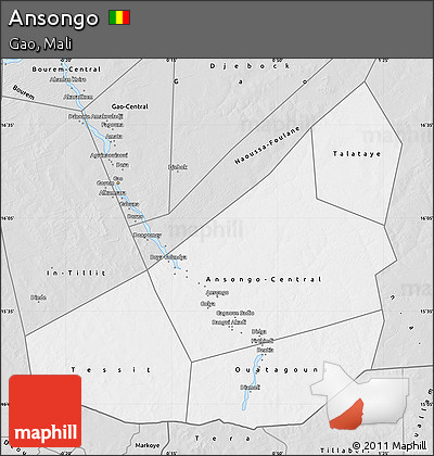 Silver Style Map of Ansongo