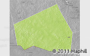 Physical 3D Map of Tessit, desaturated