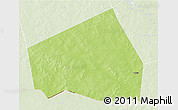 Physical 3D Map of Tessit, lighten