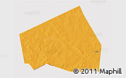 Political 3D Map of Tessit, cropped outside