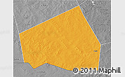 Political 3D Map of Tessit, desaturated