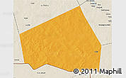 Political 3D Map of Tessit, shaded relief outside