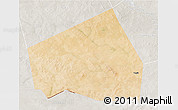 Satellite 3D Map of Tessit, lighten, semi-desaturated