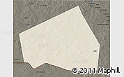 Shaded Relief 3D Map of Tessit, darken