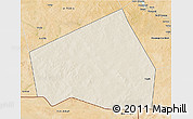 Shaded Relief 3D Map of Tessit, satellite outside