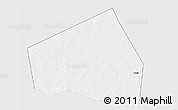 Silver Style 3D Map of Tessit, single color outside