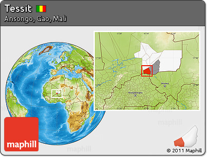 Physical Location Map of Tessit, highlighted parent region, highlighted grandparent region