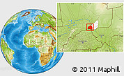 Physical Location Map of Tessit, highlighted parent region