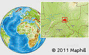 Physical Location Map of Tessit