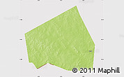 Physical Map of Tessit, cropped outside
