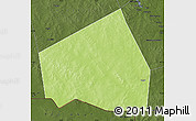 Physical Map of Tessit, darken
