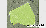Physical Map of Tessit, darken, semi-desaturated