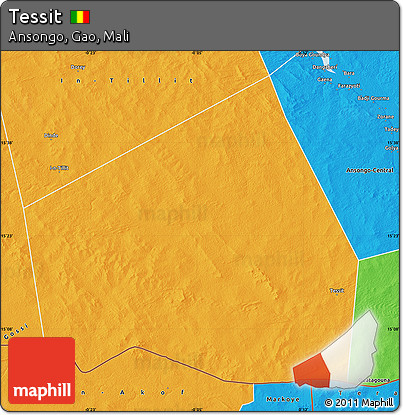Political Map of Tessit