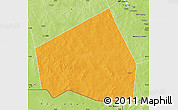 Political Map of Tessit, physical outside