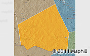 Political Map of Tessit, semi-desaturated