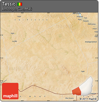 Satellite Map of Tessit
