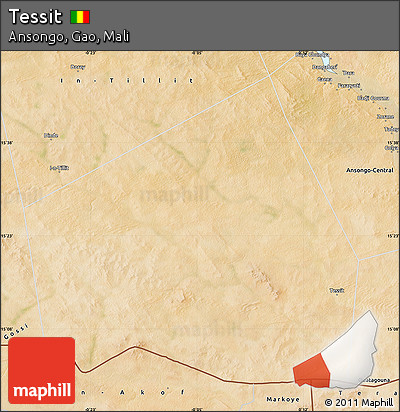 Satellite Map of Tessit