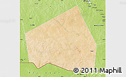 Satellite Map of Tessit, physical outside