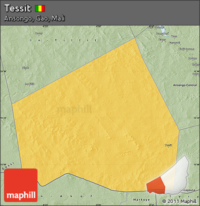 Savanna Style Map of Tessit