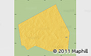 Savanna Style Map of Tessit, single color outside