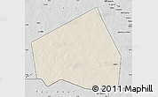Shaded Relief Map of Tessit, desaturated