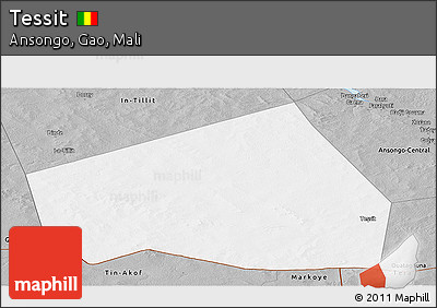 Gray Panoramic Map of Tessit
