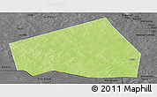 Physical Panoramic Map of Tessit, darken, desaturated