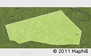 Physical Panoramic Map of Tessit, darken