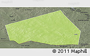 Physical Panoramic Map of Tessit, darken, semi-desaturated
