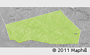 Physical Panoramic Map of Tessit, desaturated