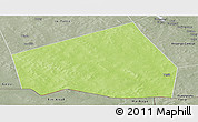 Physical Panoramic Map of Tessit, semi-desaturated