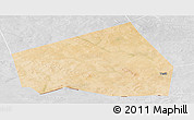 Satellite Panoramic Map of Tessit, lighten, desaturated