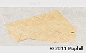 Satellite Panoramic Map of Tessit, lighten, semi-desaturated